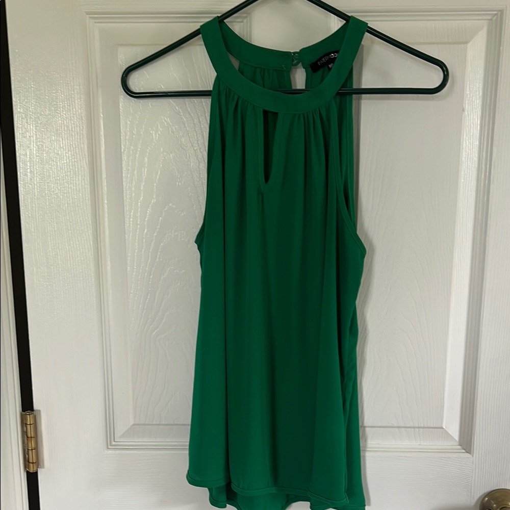 Papermoon Green Sleeveless Tank Top